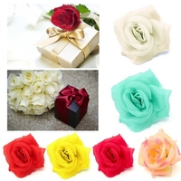 50PCS Artificial Silk Rose DIY Flower Ball Party Wedding Home Decoration
