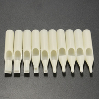 50Pcs Disposable Plastic Tattoo Tube Nozzle Tip Model Complete