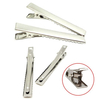 50Pcs Metal Silver Alligator Prong Hair Clips Barrette Accessories