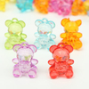50Pcs Mini Baby Shower Favor Kawaii Bear Blue Toy Decor Party Decoration Supplies