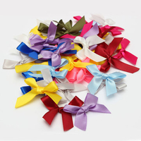 50pcs Silk Ribbon Bows Bow Bowknots Ribbon Party Gift Decoration Craft DIY Gift