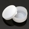50Pcs Small Empty Refillable Bottles White Plastic Cosmetic Sample Container 10 Grams Jars Pot