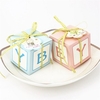 50Pcs Square BABY Printed Candy Box Birthday Party Gift Boxes Wedding Favors Supplies