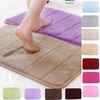 50x80cm Stripe Pattern Memory Foam Mat Absorbent Bathroom Anti Slip Carpet