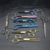 5.5 Inch Hair Cutting Scissors Barber Thinning Flat Toothed Shears Hairdressing Salon Tool