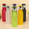 550ml Multi-color Frosted Plastic Water Bottle Portable Fashion Style Sports Cups Drinkware