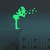 57x70cm Wall Stickers Glow In The Dark Angel Blew The Stars Decal