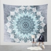 58.2"x58.2" Indian Mandala Beach Towel Multifunction Bohemian Wall Hanging Tapestry Home Decor