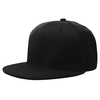 58cm Men Women Plain Fitted Cap Solid Flat Blank Color Baseball Hat