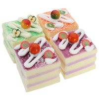 5CM Random Squishy Simulation Cup Cake Bread Fridge Magnet Decoration