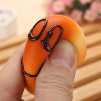 5CM Random Squishy Soft Toys Simulation Bread Fridge Magnet Decoration Pressure Release Toy
