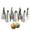 5PC DIY Flower Pastry Icing Piping Nozzles Stainless Steel Cake Cooking Tools Decoration