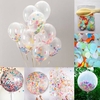 5PCS 18 Inch Latex Balloons With Confetti Wedding Birthday Party Decor Supplies