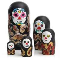 5Pcs Beautiful Russian Dolls Children