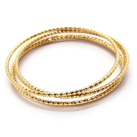 5PCS Luxury Bracelet Gold Plated 18K Multi Bracelets Free Combination Bracelets