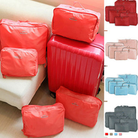 5PCS Travel Household Nylon Storage Bag Organizer Underwear Tie Cosmetic Clothes Luggage Suit