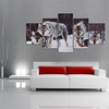 5Pcs Wolf Canvas Painting Frameless Wall Art Modern Picture Print Living Room Home Decor
