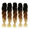 5Pcs/Set Jumbo Braids Hair Extension Synthetic Braiding Heat Resistant Ombre