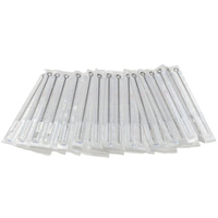 5RL 50Pcs Tattoo Needles Disposable Machine Stainless Steel Sterile Round Shader Liner
