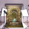 5x7ft Castle Photography Background Wedding Photo Backdrops Wall Art