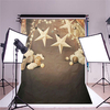 5x7FT Christmas Decors Balls Stars Branch Photo Studio Background Backdrop Vinyl Wall Art