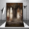 5x7FT Retro Vinyl Terror Castle Studio Photography Background Backdrop Baby Prop