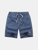 6 Colors Mens Summer Pure Color Swimming Shorts Casual Loose Beach Shorts