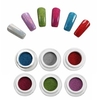 6 Colors/Kit Holographic Nail Art Laser Powder DIY Glitter Holo Chrome Pigments Powders
