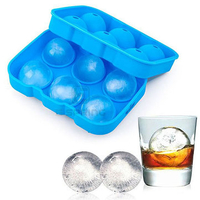6 Hole Ice Cube Tray Ice Maker Chocolate Candy Cake Creative Bar Tools