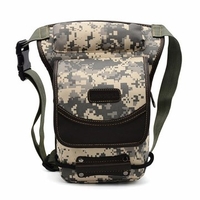 6 inches Cellphone Nylon Waterproof Waist Bag Outdoor Sport Leg Bag For Men