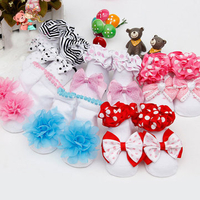 6 Pairs Baby Girls Pure Cotton Princess Socks Anti-Skid Floor Socks