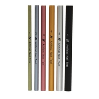 6 Pcs Nail Art Form Tools Different Size Curve Rod Sticks Artificial Nail Tool