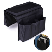 6 Pockets Sofa Handrail Couch Armrest Arm Rest Organizer Remote Control Holder Bag