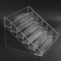 6 Tier 48 Bottles Clear Acrylic Rack Organizer Nail Polish Display Stand