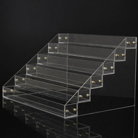 6 Tiers 66 Bottles Clear Acrylic Nail Polish Cosmetic Varnish Display Stand Rack Organizer