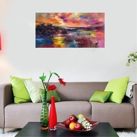 60x120cm Unframed Modern Hand-painted Painting Abstract Art Landscape Canvas