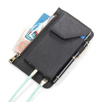 6.3 inch Battery Charger Phone Bag Double Layer Vintage PU Leather Waist Bag For Men