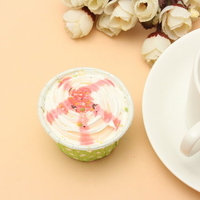 6×4×4cm Simulation Cute Paper Cups Cake Squishy For Home Decoration Collection