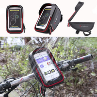 6inch Waterpoof Touch Sceen Mobile Storage Bag Phone GPS Bag Handlebar Mouting