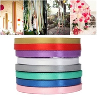 6mm 25Yards Reel Grosgrain Ribbon Wedding Birthday Decoration Party Gift Candy Box