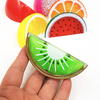 6PCS 3D Fruit Slice Slime Crystal Clay Rubber Mud
