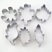 6Pcs 9.5-12" Cake Ring Cutter Layer Slicer Leveller Guide Baking Kitchen Supplies Bakeware