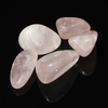 6pcs DIY Crystal Rose Quartz Tumblestones Polished Healing Crystal Gemstones