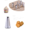 6Pcs Stainless Steel Baking Tools Decorators Blow Molding Tools Converters Set Biaohua Tool