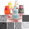 6pcs Tyre Texture Mat For Sugar Craft Decoration DIY Cookie Cupcake Fondant Cake Mold
