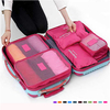 6Pcs Waterproof Cube Travel Storage Bags Clothes Pouch Nylon Luggage Organizer Travel Bag
