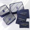 6Pcs Waterproof Travel Cloth Luggage Organizer Trip Journey Storage Container