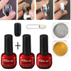 6Pcs/Set Mirror Glitter Powder Nail Art Chrome Pigment UV Gel With Brush