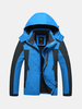 6XL Plus Size Outdoor Sport Climbing Water Resistant Windbreaker Hooded Jacket for Men