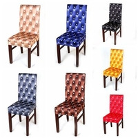 7 Colors Spandex Elastic Stretch Chair Cover Removable Antifouling Dining Seat Covering Room Decor